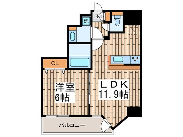 プライマル品川大森海岸の物件間取画像